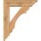Ekena Millwork Olympic Traditional Smooth Bracket w/ Offset Brace, Western Red Cedar, 5 1/2"W x 20"D x 24"H BKT0604X20X24OLY01SWR - alternate 4